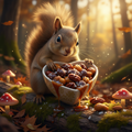 Chocolate Salted Caramel Nuts with Squirrel